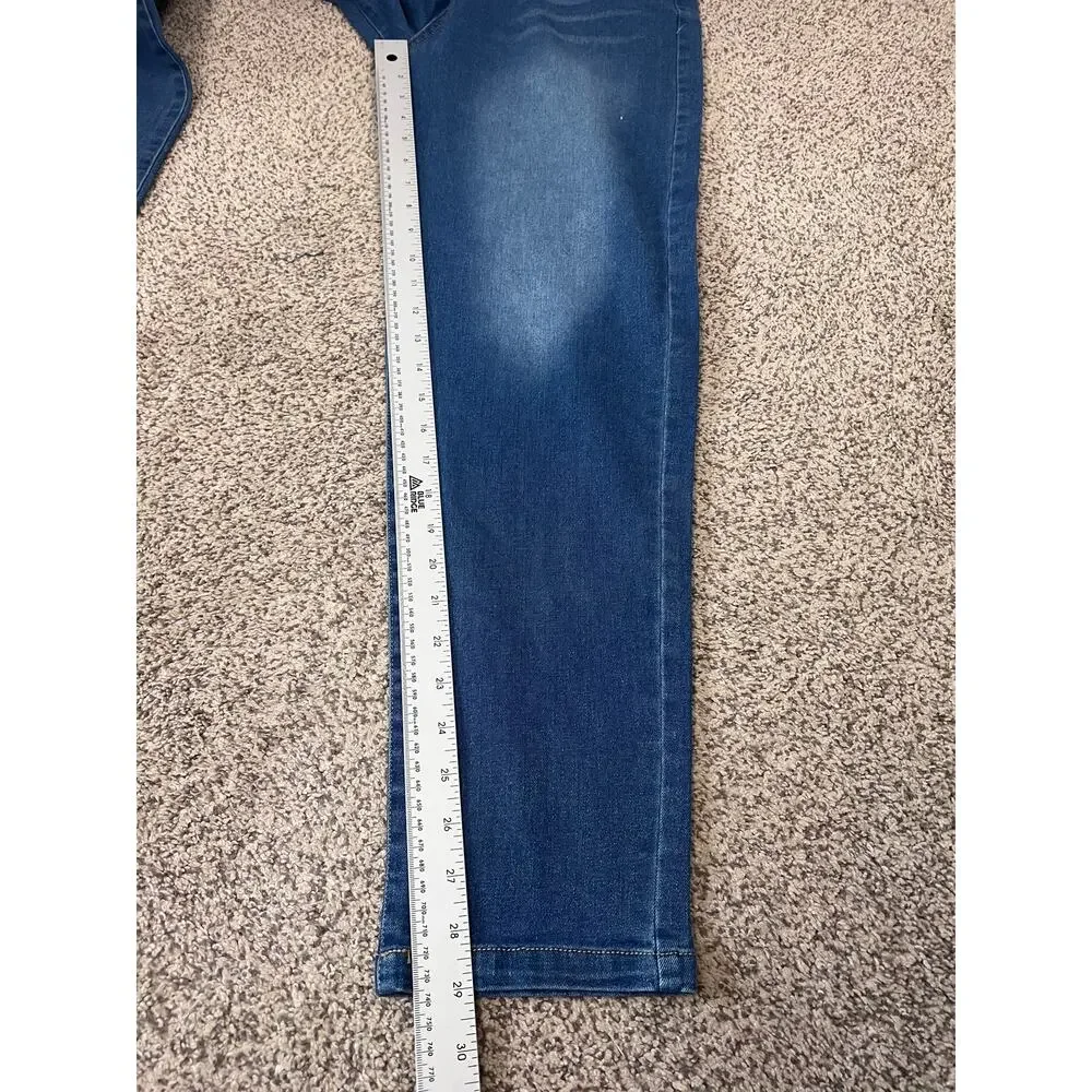 NWT Judy Blue Womens M Minimalist Staple Y2K High Waist Slim Stretch‎ Blue Jeans